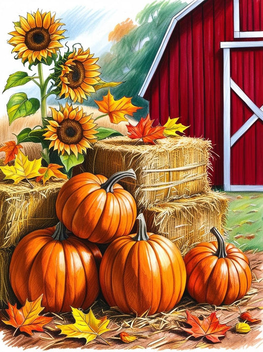 Paint By Number Pumpkin Stop