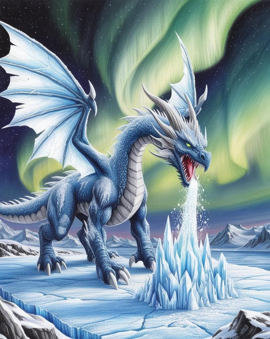 Paint by Number Fireshroud Dragon