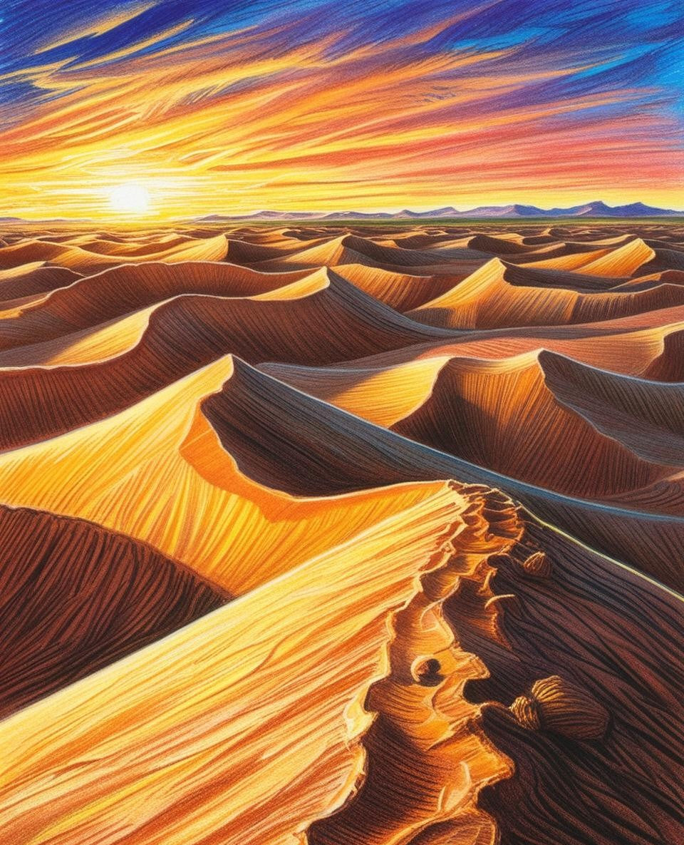 Paint by Number Endless Dunes