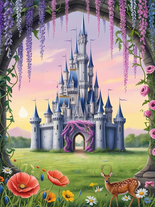 Paint by Number Blossoms and Castle Dreams