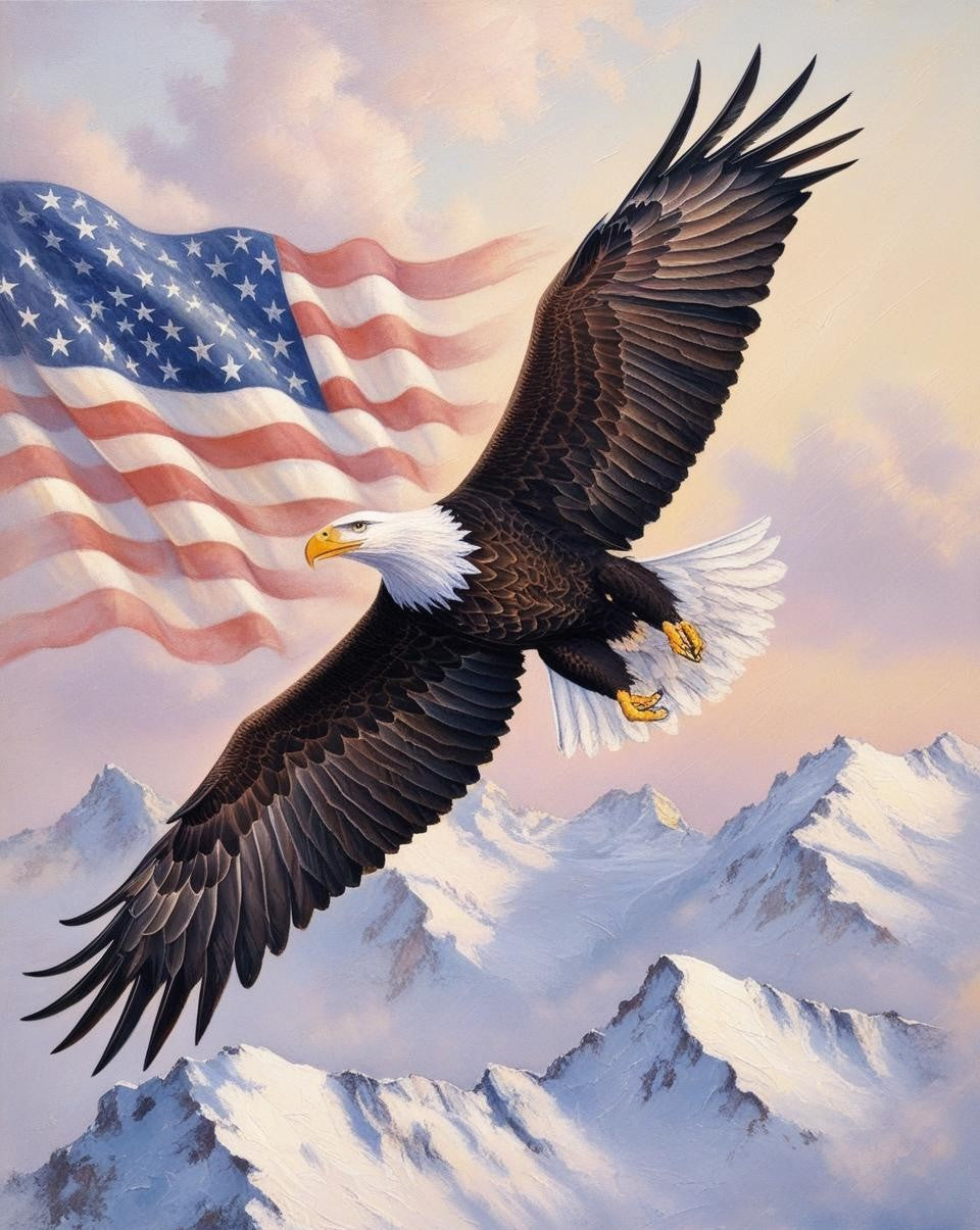 Paint by Number American Eagle Pride