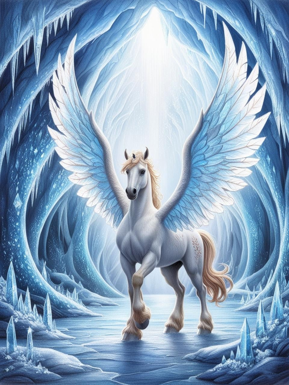 Paint by Number Amidst the Ice: The Pegasus