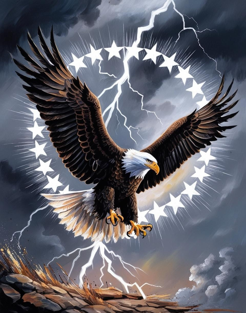 Paint by Number The Majestic Eagle