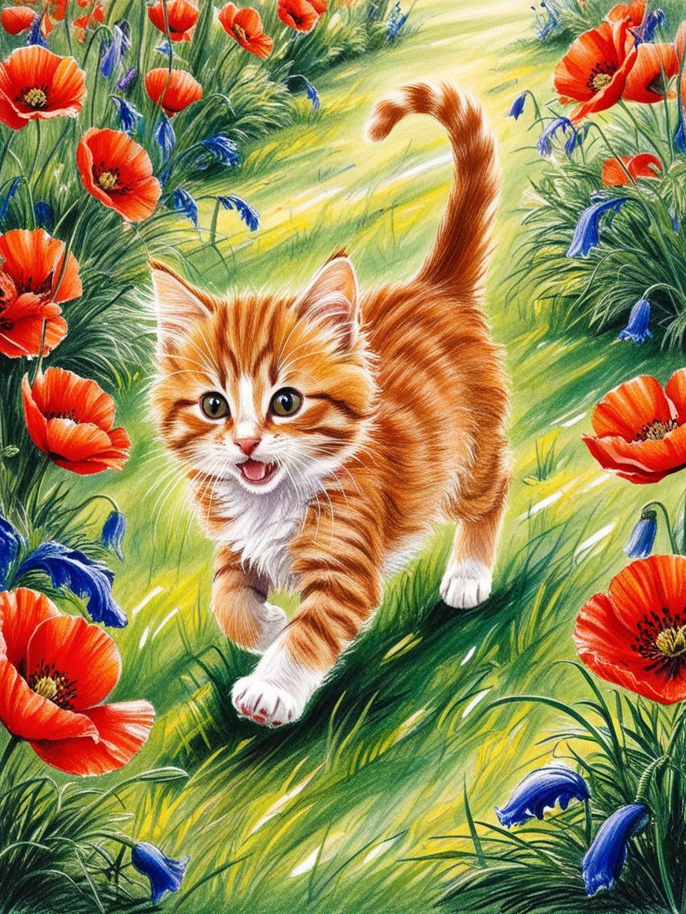 Paint by Number Cozy Kitten