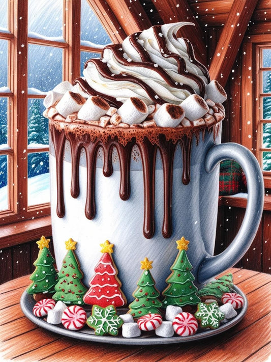 Paint by Number Alpine Wonderland Mug