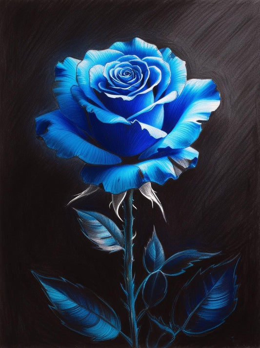 Paint by Number Beautiful Rose