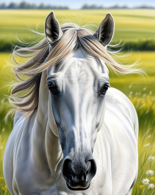 Paint by Number The Lone Stallion