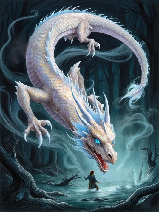 Paint by Number Winterfang Dragon