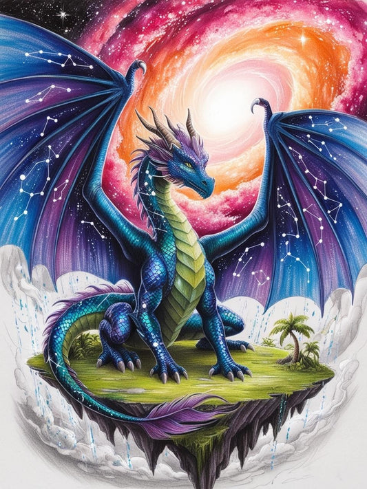 Paint by Number Spellfire Dragon