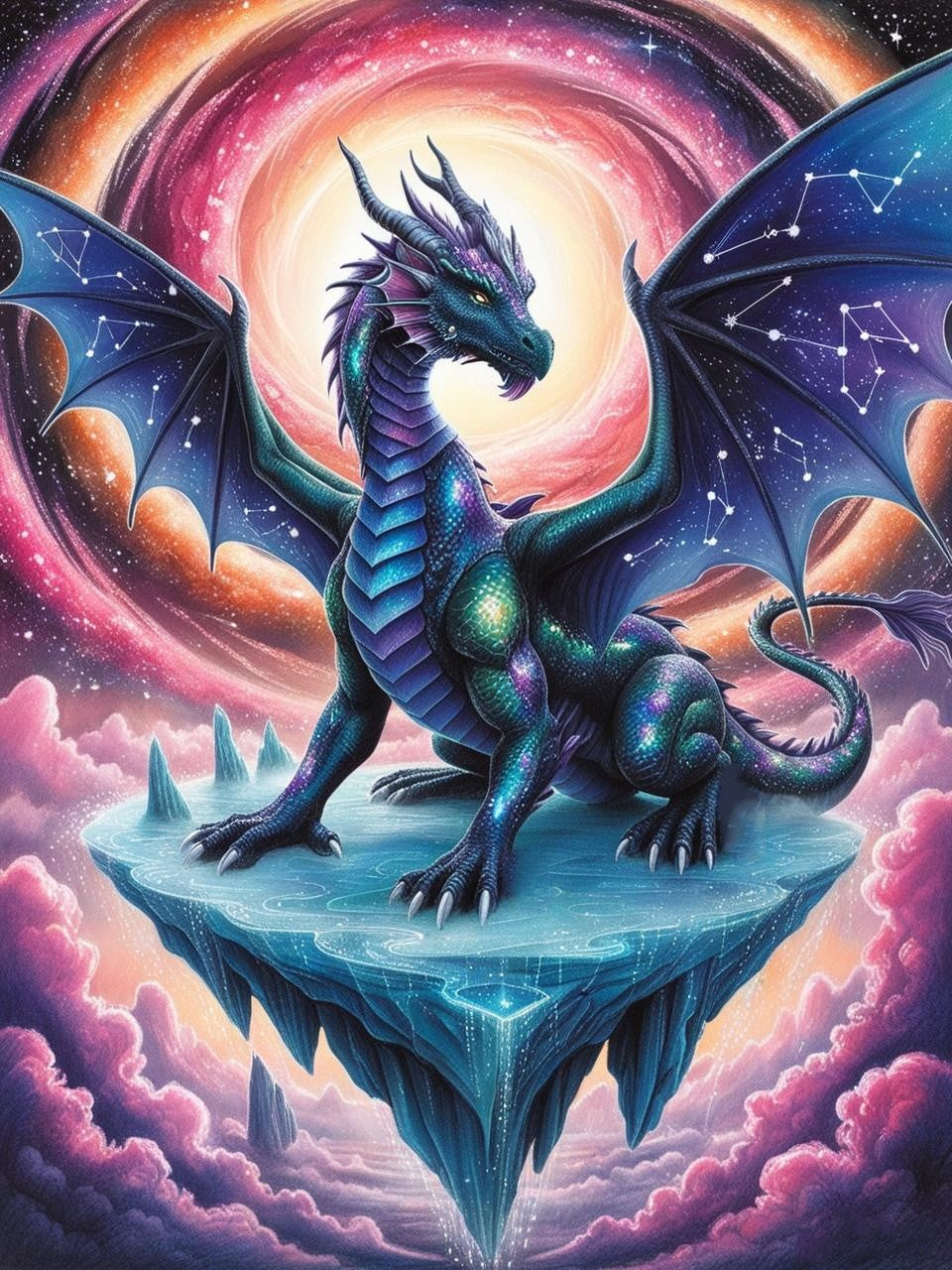 Paint by Number Bloodfang Dragon