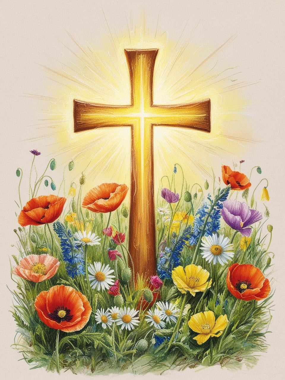 Paint by Number Celebrating Christ – Easter Cross