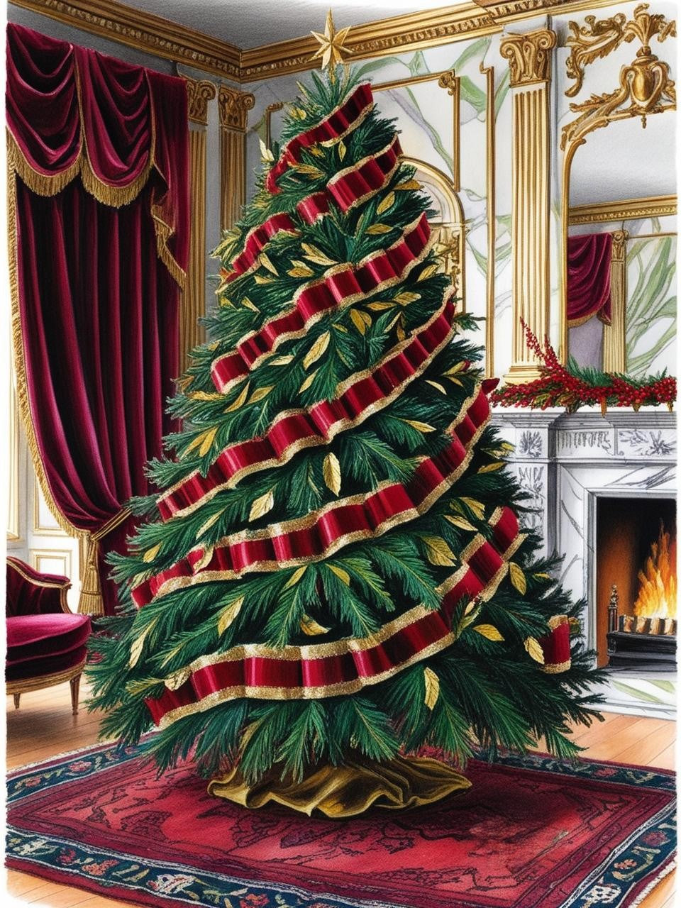 Paint by Number Grand Celebration Christmas Tree