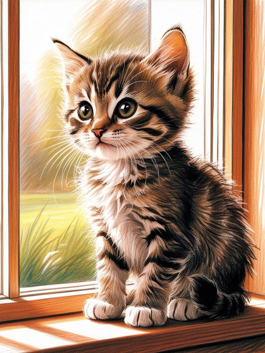 Paint by Number Dreamy Kitten