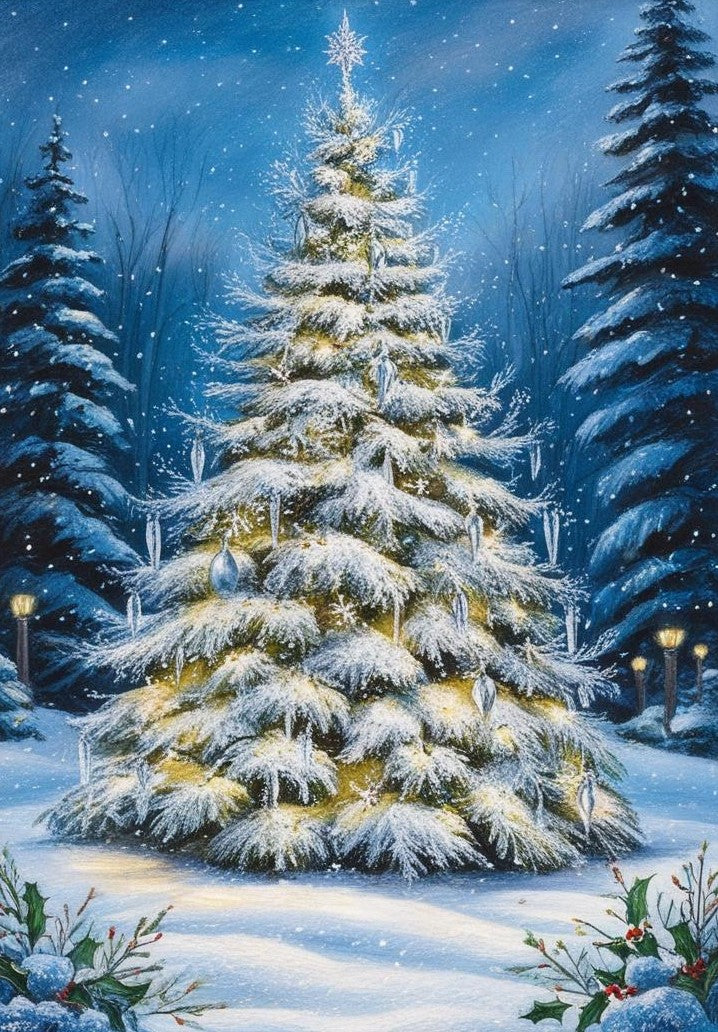 Paint by Number Forest Whispers Christmas Tree