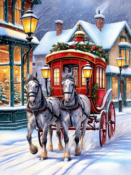 Paint by Number Christmas Eve Ride