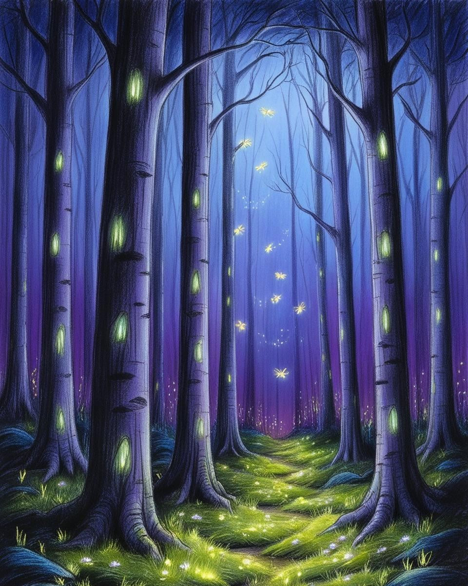 Paint by Number Enchanted Forest