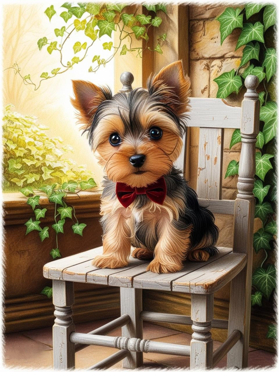 Paint by Number Tiny but Mighty: Yorkshire Terrier