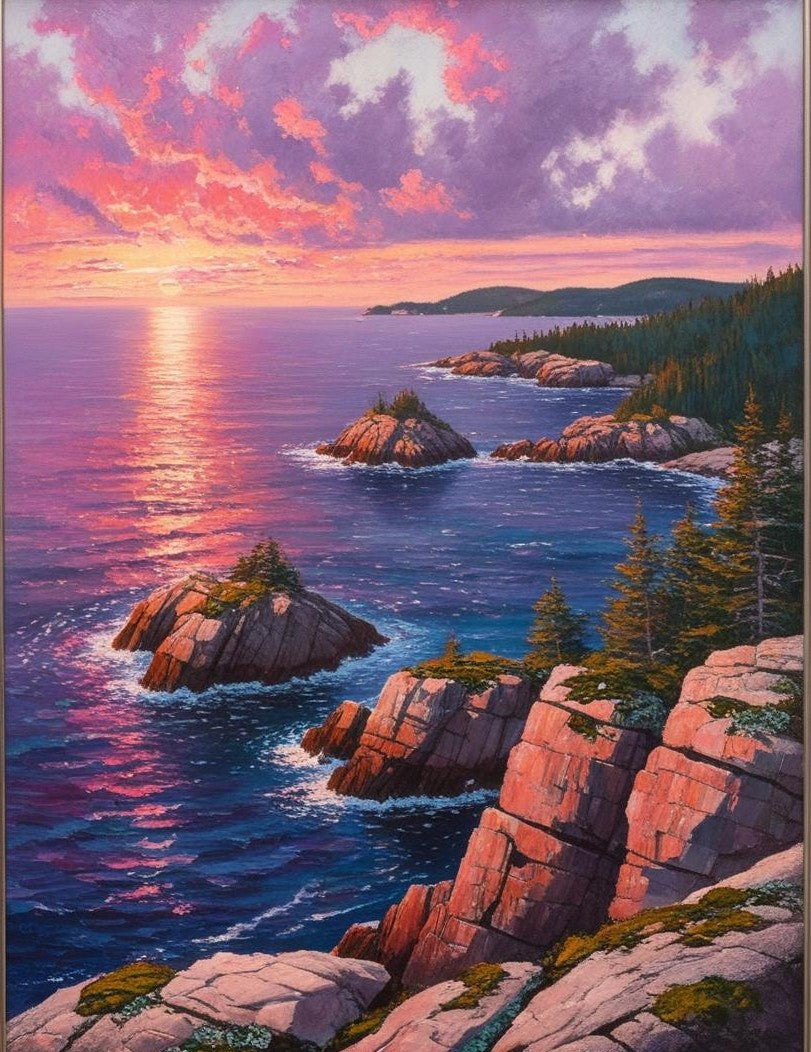 Paint by Number Acadia National Park (Maine) – Sunrise