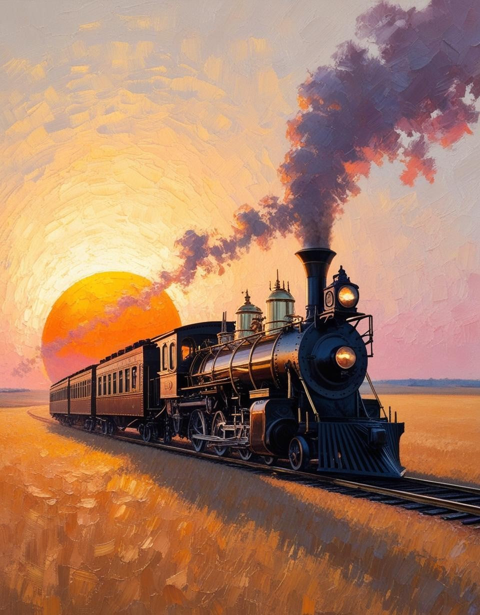 Paint By Number Refined Train Icon