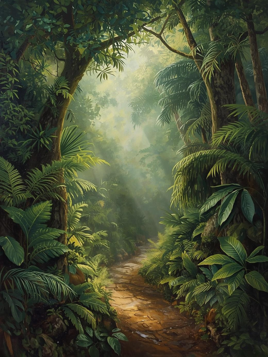 Paint by Number Dreamy Enchanted Woodland – Nature Paint by Number Kit for Adults