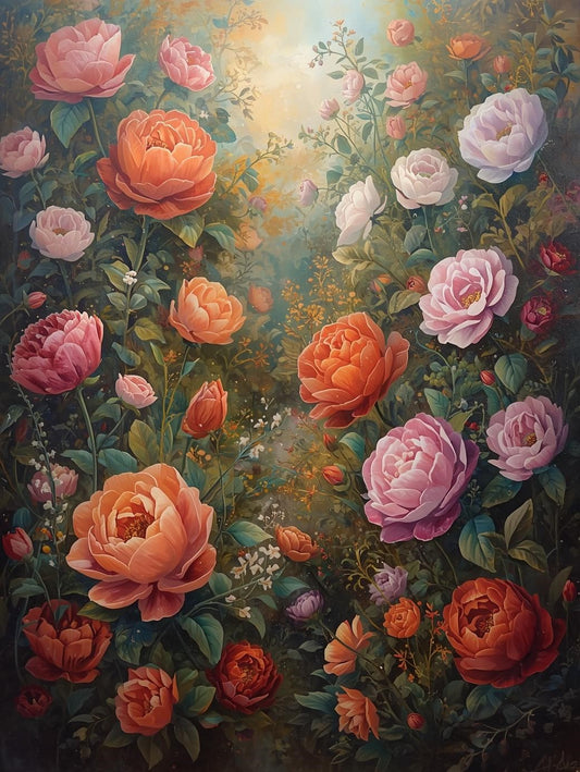 Paint by Number Secret Garden Roses – Paint by Number for Adults