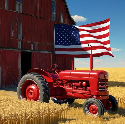 Paint by Number Red, White, and Rural