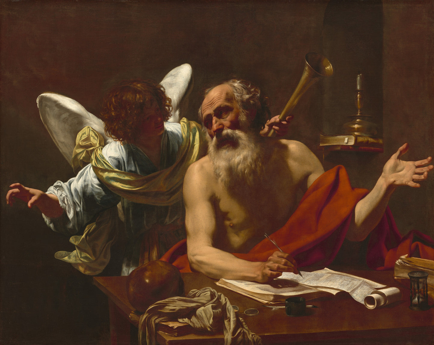 Paint By Number Saint Jerome and the Angel