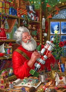 Paint By Number Enchanting Santa's Christmas Toys