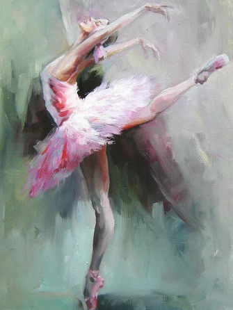 Paint By Numbers Effortless Elegance Ballet
