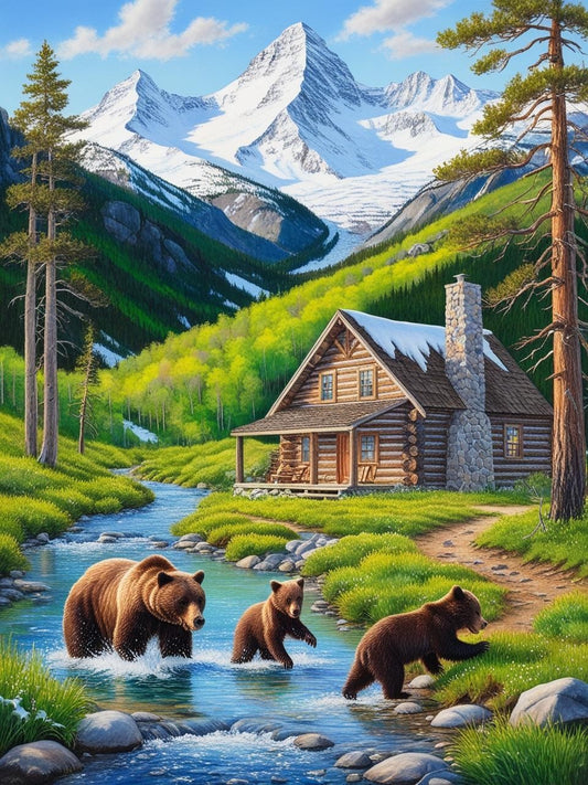 Paint by Number Beneath the Pines, the Bear Family