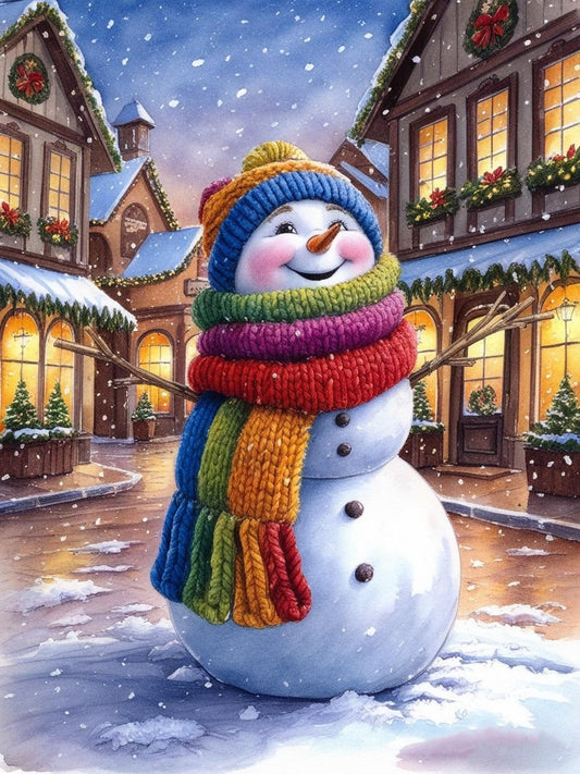 Paint by Number Bright Wishes Snowman