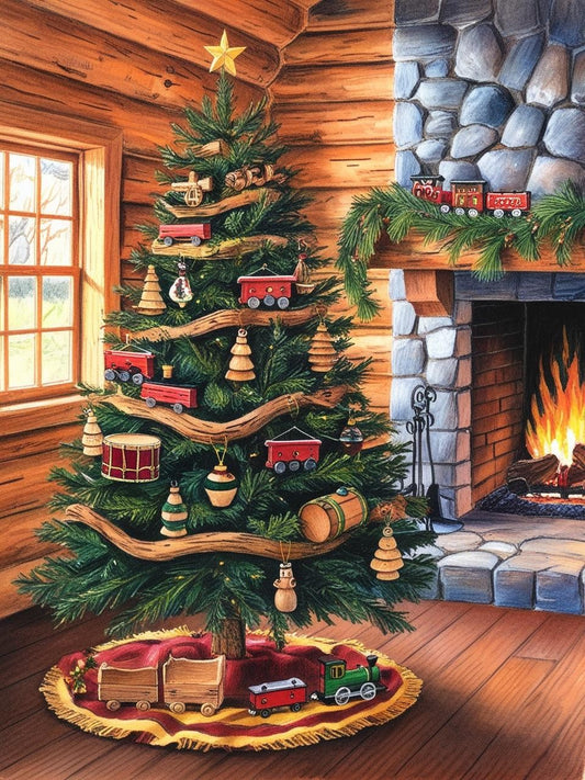 Paint by Number Wooden Wonders Christmas