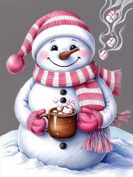 Paint by Number Sweet Delight Snowman