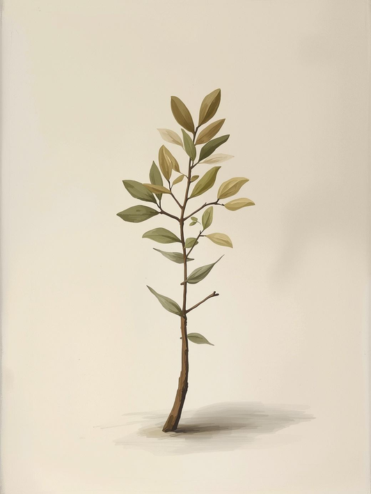 Paint By Number Nature Branch Art for Adults – DIY Canvas Kit Botanical Wall Decor