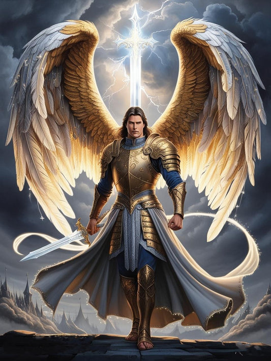 Paint by Number Celestial Guardian: The Warrior Angel