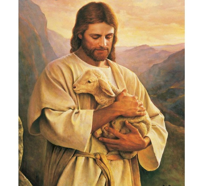 Paint By Number Jesus Holding Lamb – Artist By Number