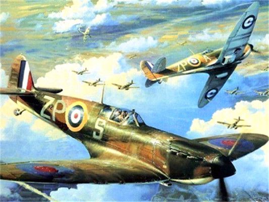 Paint By Number WW2 Planes