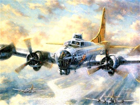 Paint By Number WW2 Planes