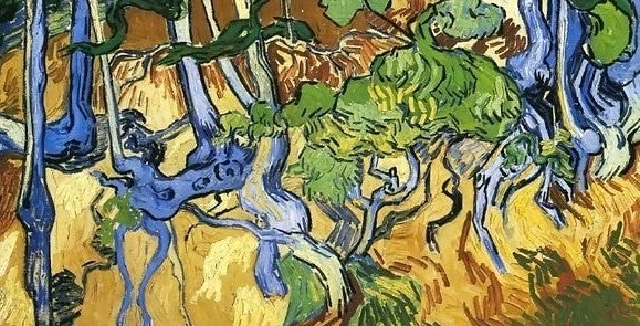 Roots And Tree Trunks By Vincent Van Gogh Paint by Number